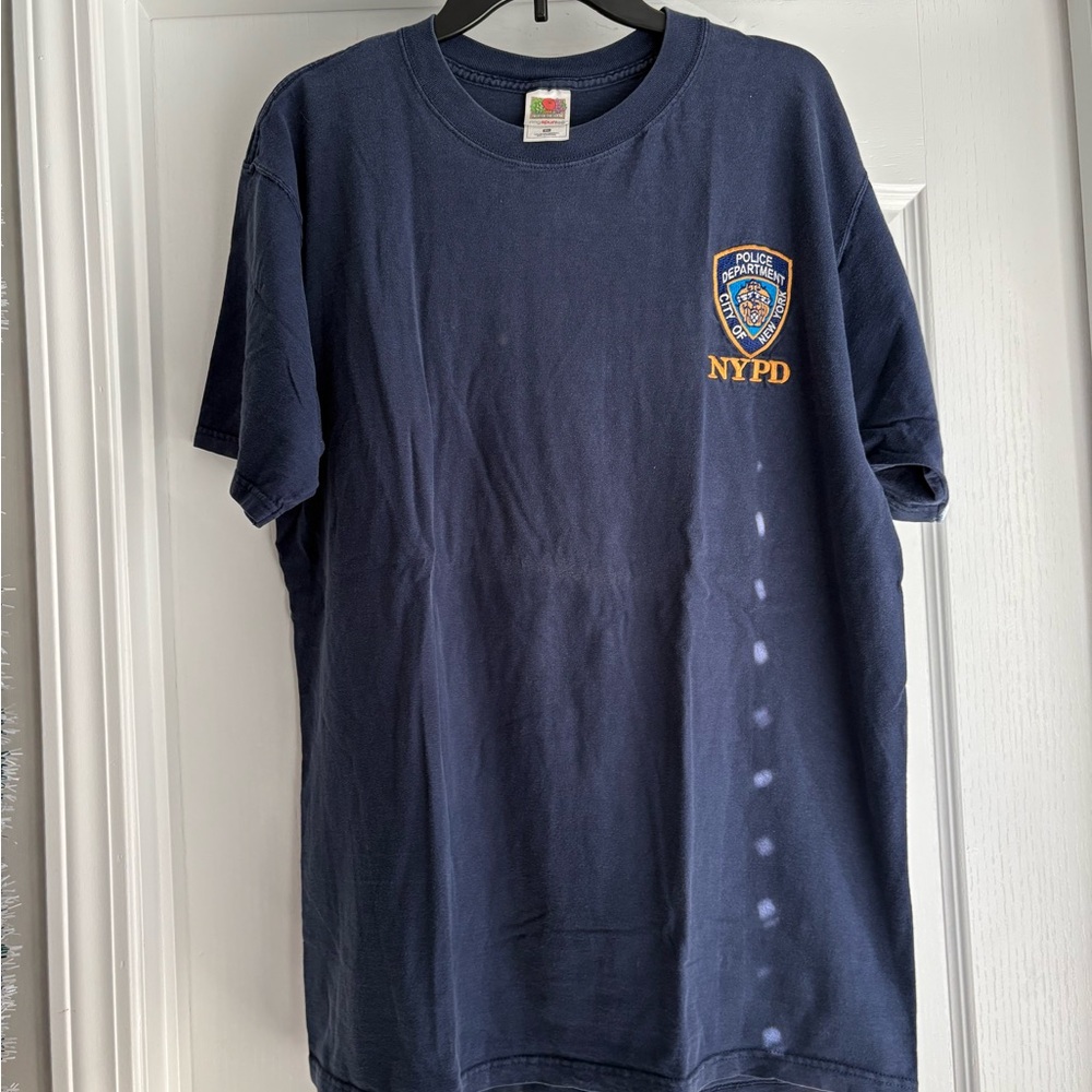Vintage NYPD Navy Blue Short Sleeve T-Shirt